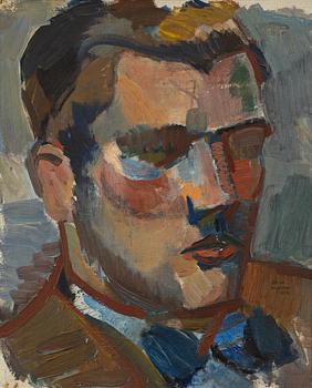 Bror Ingemar Fröberg, Portrait in half profile.