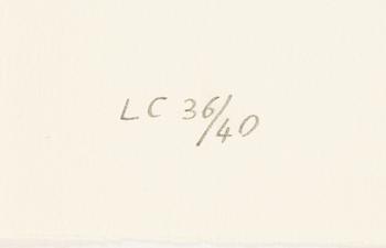 Lena Cronqvist, lithograph, signed and numbered LC 36/40.