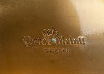 LJUSSTAKAR, ett par, Carl Einar Borgström, Ystad Metall, 1900-talets mitt.