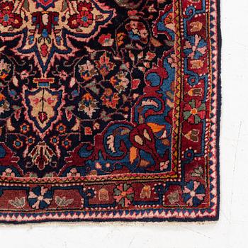 A Sarouk/Jozan rug, c. 86 x 64 cm.
