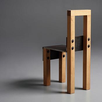 Jonas Bohlin, a 'Sto', chair, ed. HC 1/VII, Jonas Bohlin Design AB Stockholm, post 1990.