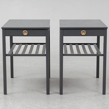 JEAN HUBER, a pair of 'Joker' bedside tables, , Bra bohag, Tingströms, Valdemarsvik.