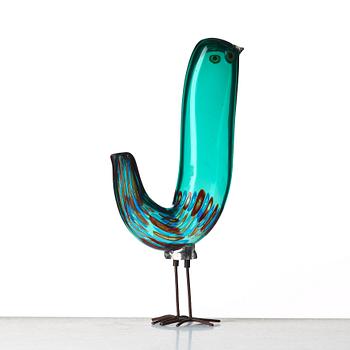 Alessandro Pianon, a "Pulcino" glass bird, Italy, 1960's.