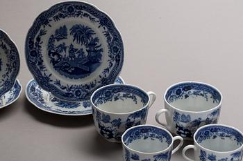 KAFFESERVISDELAR, ca 20 delar."Singapore" Arabia.