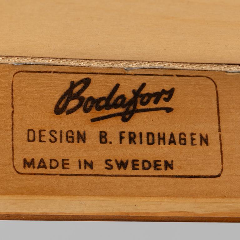 Bertil Fridhagen, A nine piece 'Diamant' dining set, Svenska Möbelfabrikerna Bodafors, 1960s.