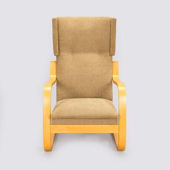 Alvar Aalto, fåtölj, modell 401, Artek, 1900-talets slut.