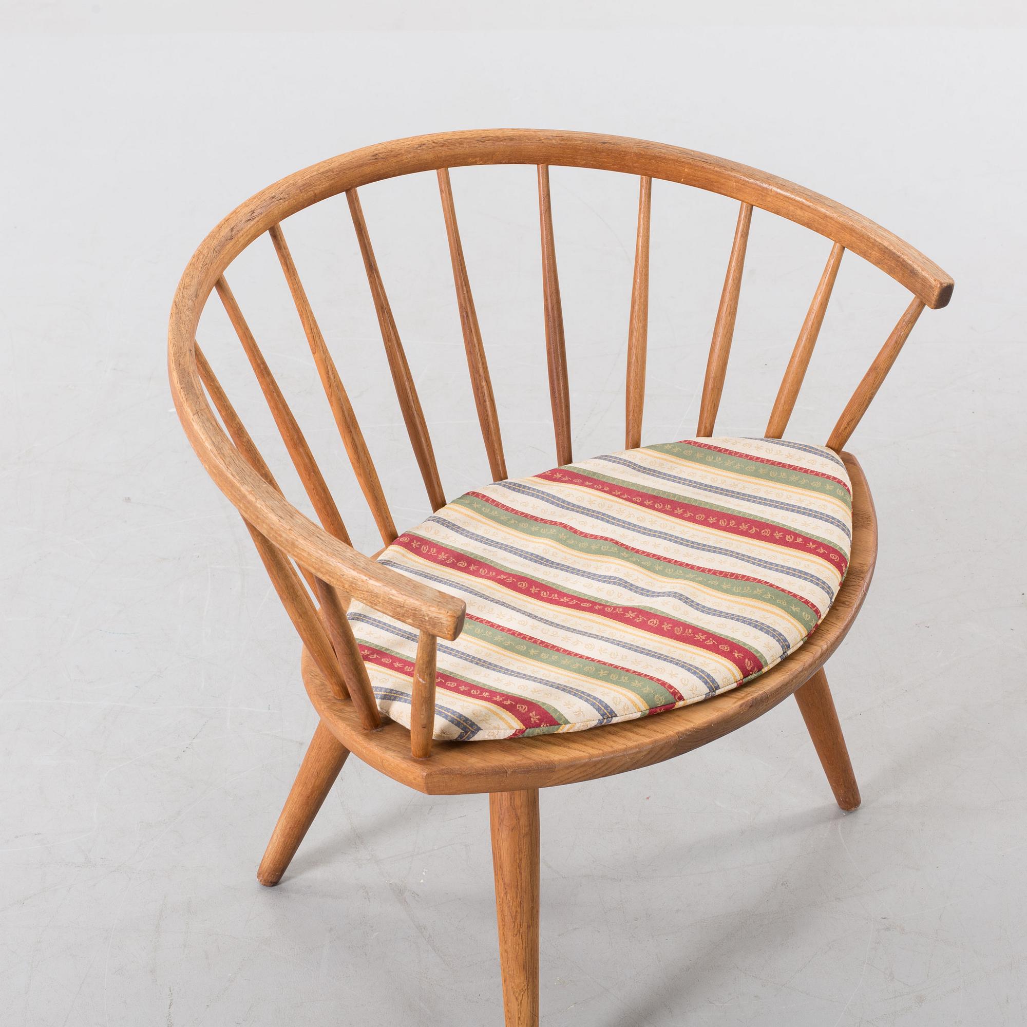 KARMSTOL, "Arka", Yngve Ekström för Stolfabriks Ab. 1900-talets andra hälft.