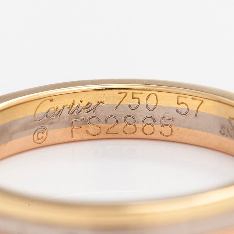 Cartier, ring, "Vendôme Louis Cartier", 18K trefärgsguld.