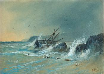 Nikolai Nikolaevich Karazin, STORMY SEA.