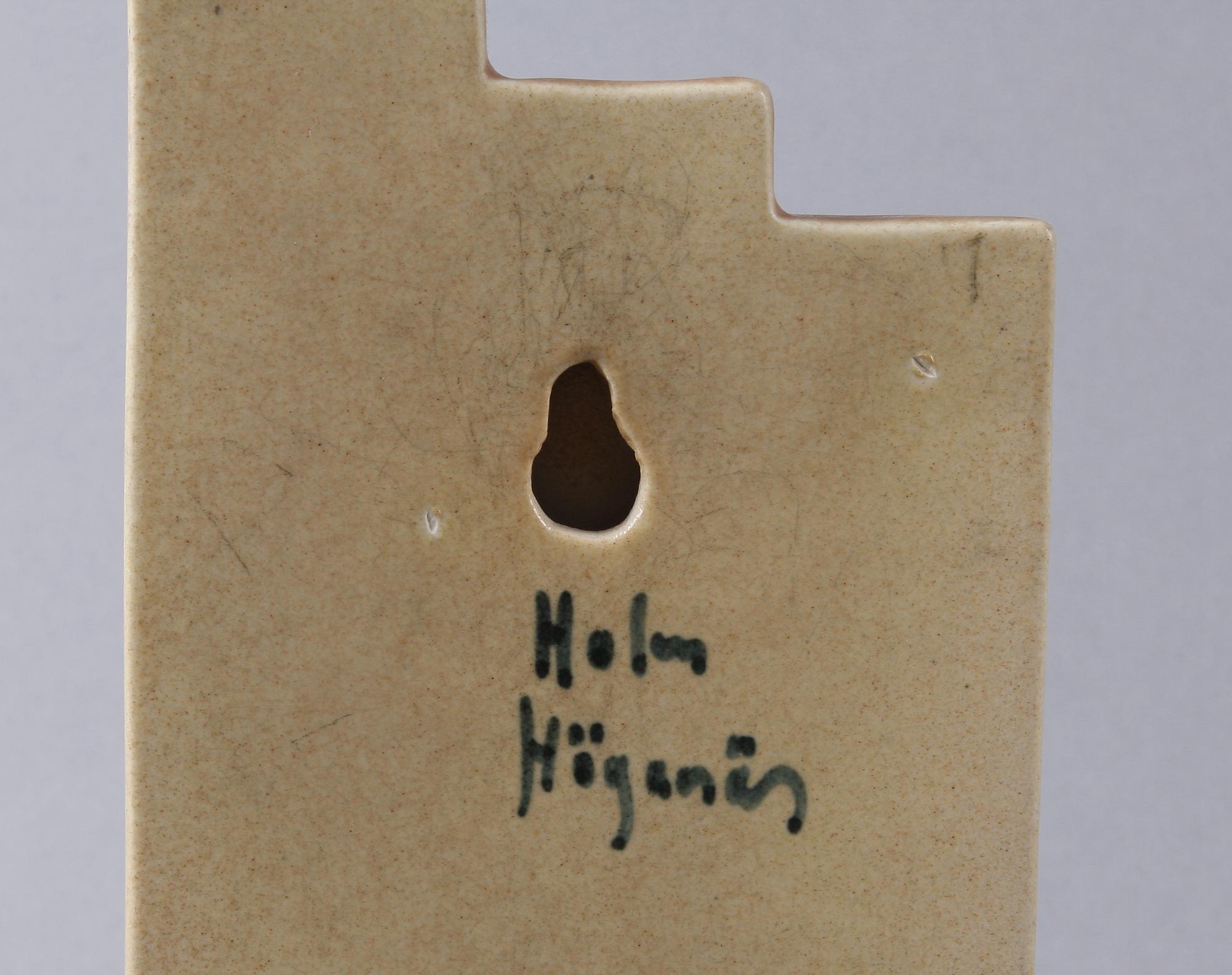 LJUSLAMPETTER, ett par, stengods, Åke Holm Höganäs.