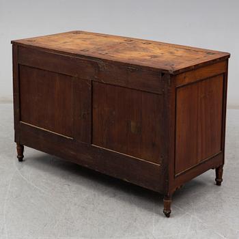 A mid european Louis XVI chest of drawers, ca 1800.