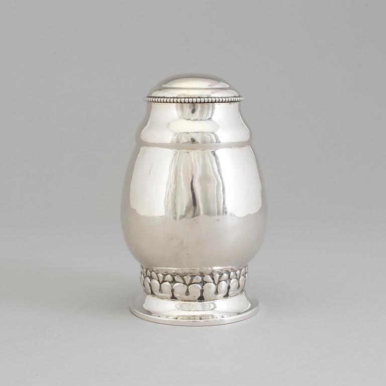 DANSK FORMGIVARE, TEBURK, silver, jugend, Köpenhamn, 1919.