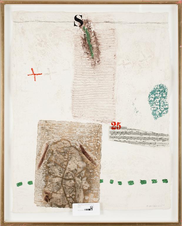 JAMES COIGNARD, collageteknik, sign o numr 53/75.