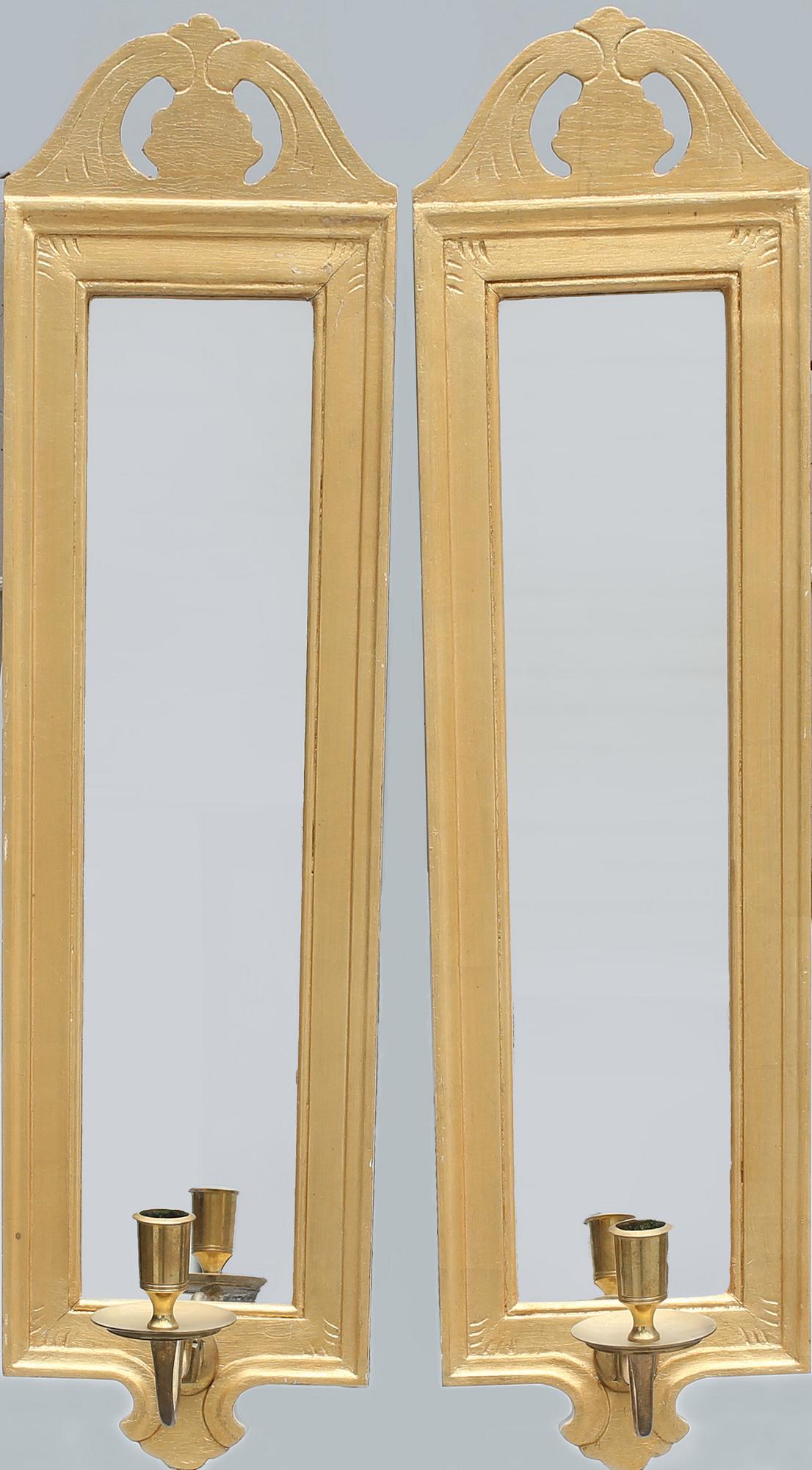 SPEGELLAMPETTER, ett par, "Regnaholm", IKEA:s 1700-talsserie, 1990-tal.