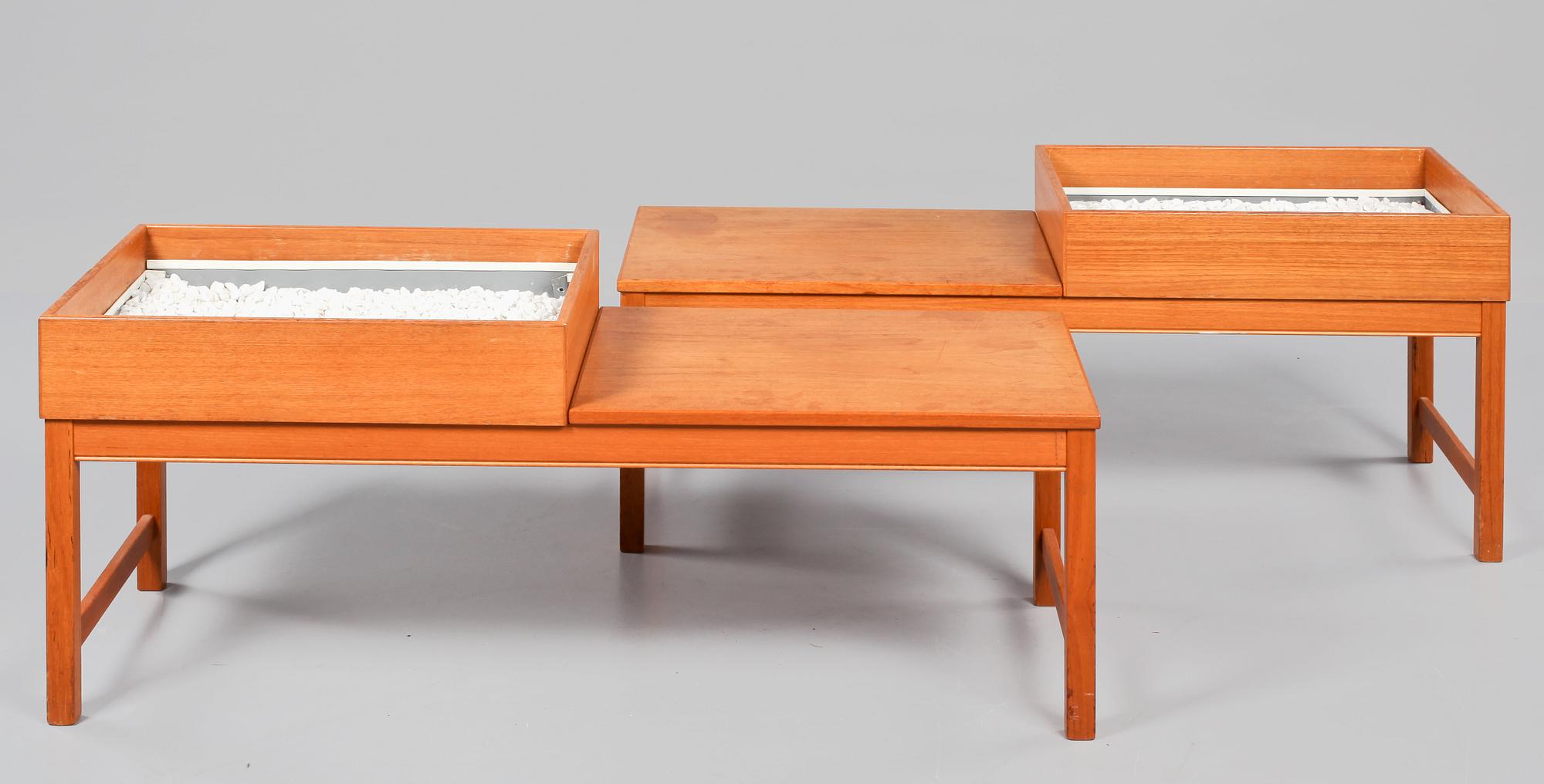 BLOMSTERBORD, ett par, 1950/60-tal.