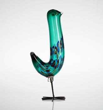 An Alessandro Pianon 'Pulcino' glass bird, Vistosi, Italy 1960's.