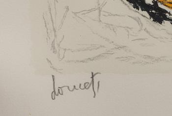 JACQUES DOUCET, färglitografi, sign och numr 30/150.