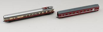 MODELLTÅGSSET, 2 st, Roco, Österrike.