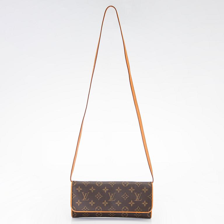 Louis Vuitton, a Monogram 'Pochette Twin' bag.