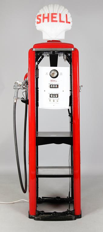 BENSINPUMP, Shell, The Tokheim pump, USA, 1900-talets mitt.