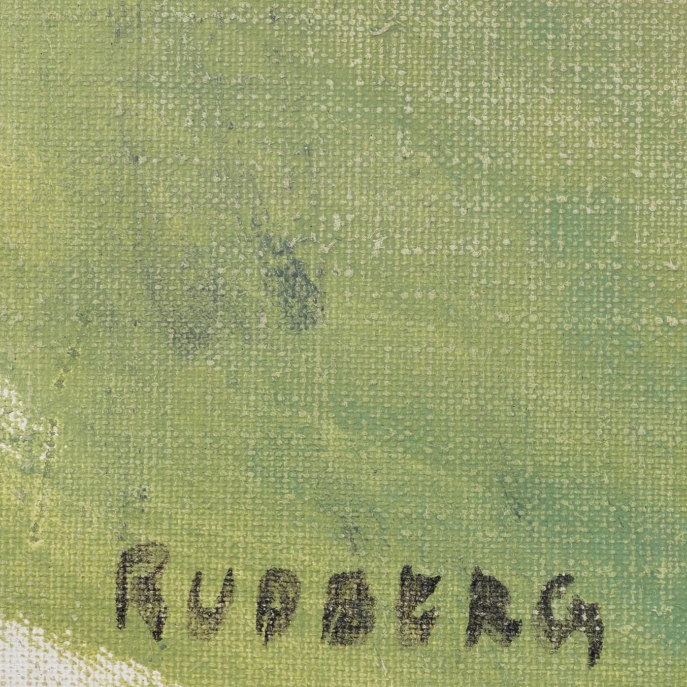 Gustav Rudberg, olja på duk signerad.