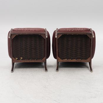 Gunnar Kentemo, a pair of armchairs, Göte Möbler, Sweden, 1970's.