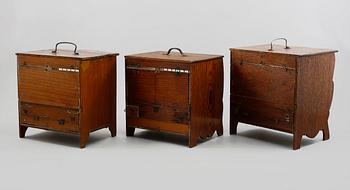 FÅGELBURAR, 3 st, 1900-tal.