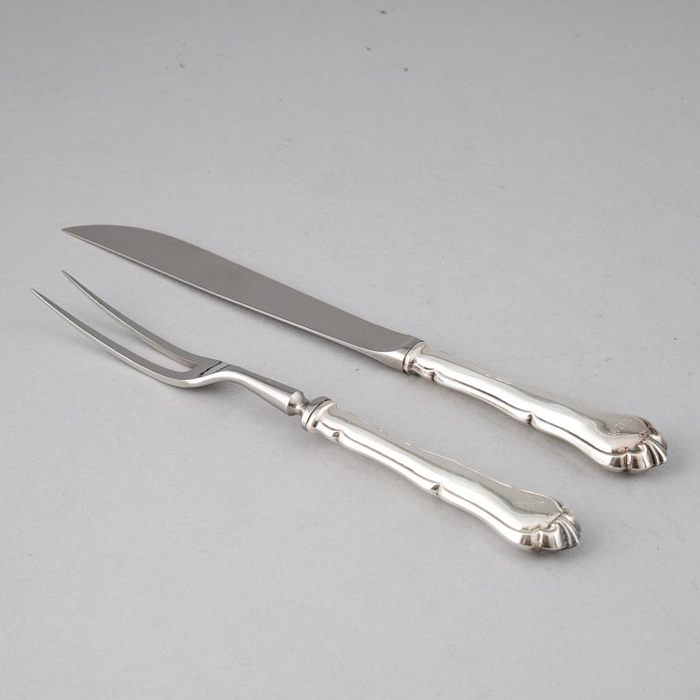 A Finnish silver cutlery, second half of the 20th century (63 pieces).