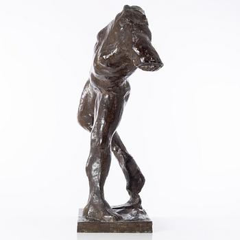 Gudmar Olovson, sculpture. Signed. Numbered. Foundry mark. Bronze, height 79 cm, length 58 cm.