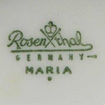 MATSERVIS, porslin, Rosenthal "Maria / Classic Rose Collection", 80 delar.