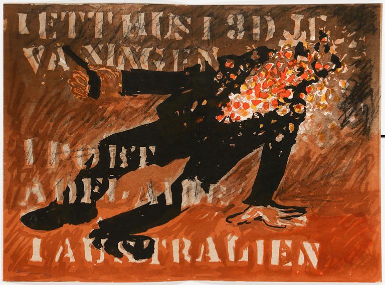GÖSTA WERNER, 2 kassetter med 61 signerade färglitografier.