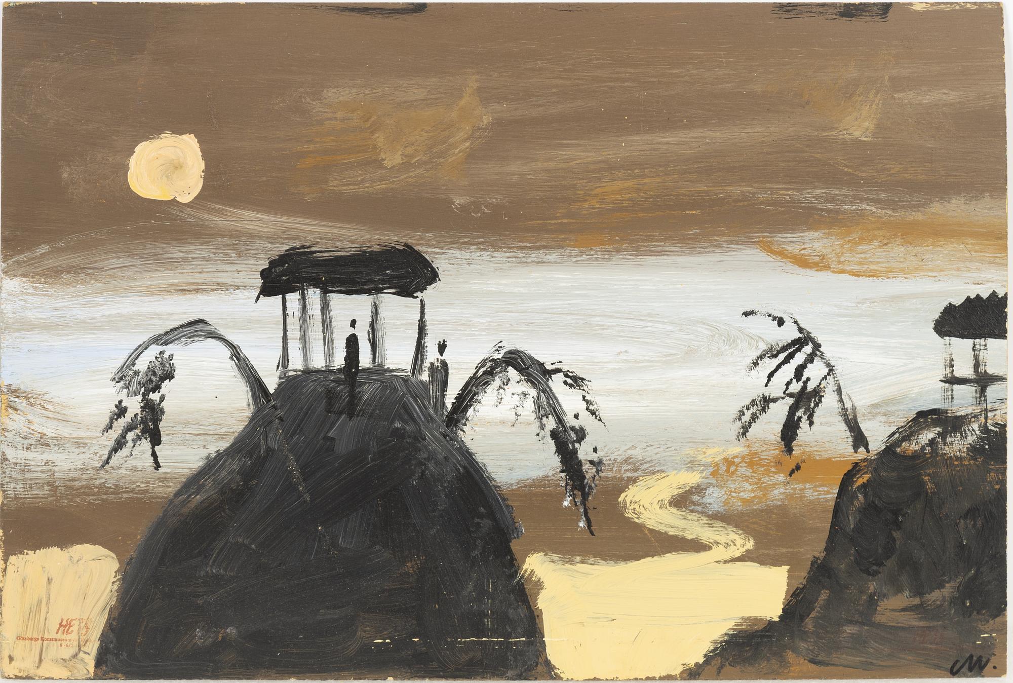 Carl Johan De Geer & Ernst Billgren, acrylic on panel, signed.