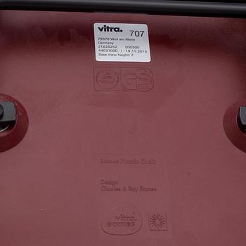 A set of six CHARELS AND RAYE EAMES DSX chairs.