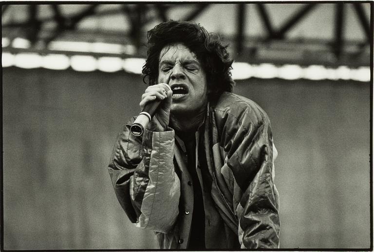 Mats Bäcker, "Mick Jagger", Göteborg, 1982.