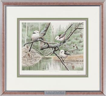 Staffan Ullström · STAFFAN ULLSTRÖM, färglitografi. Signerad och numrerad 1/99. Troligen utförd 1994.