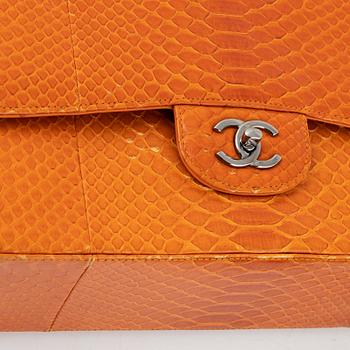 Chanel, "Python Jumbo Double Flap Bag", 2014.