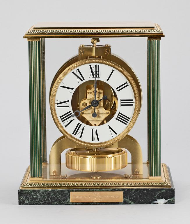 BORDSUR. "Atmos", Jaeger Le Coultre, Schweiz. 1900-talets andra hälft.