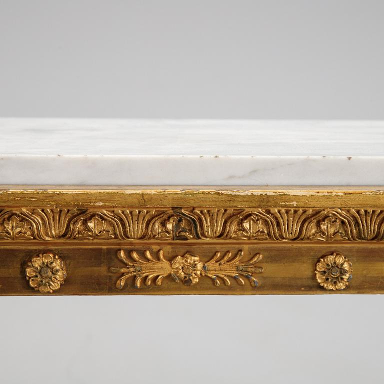 An early 19th Century console table.