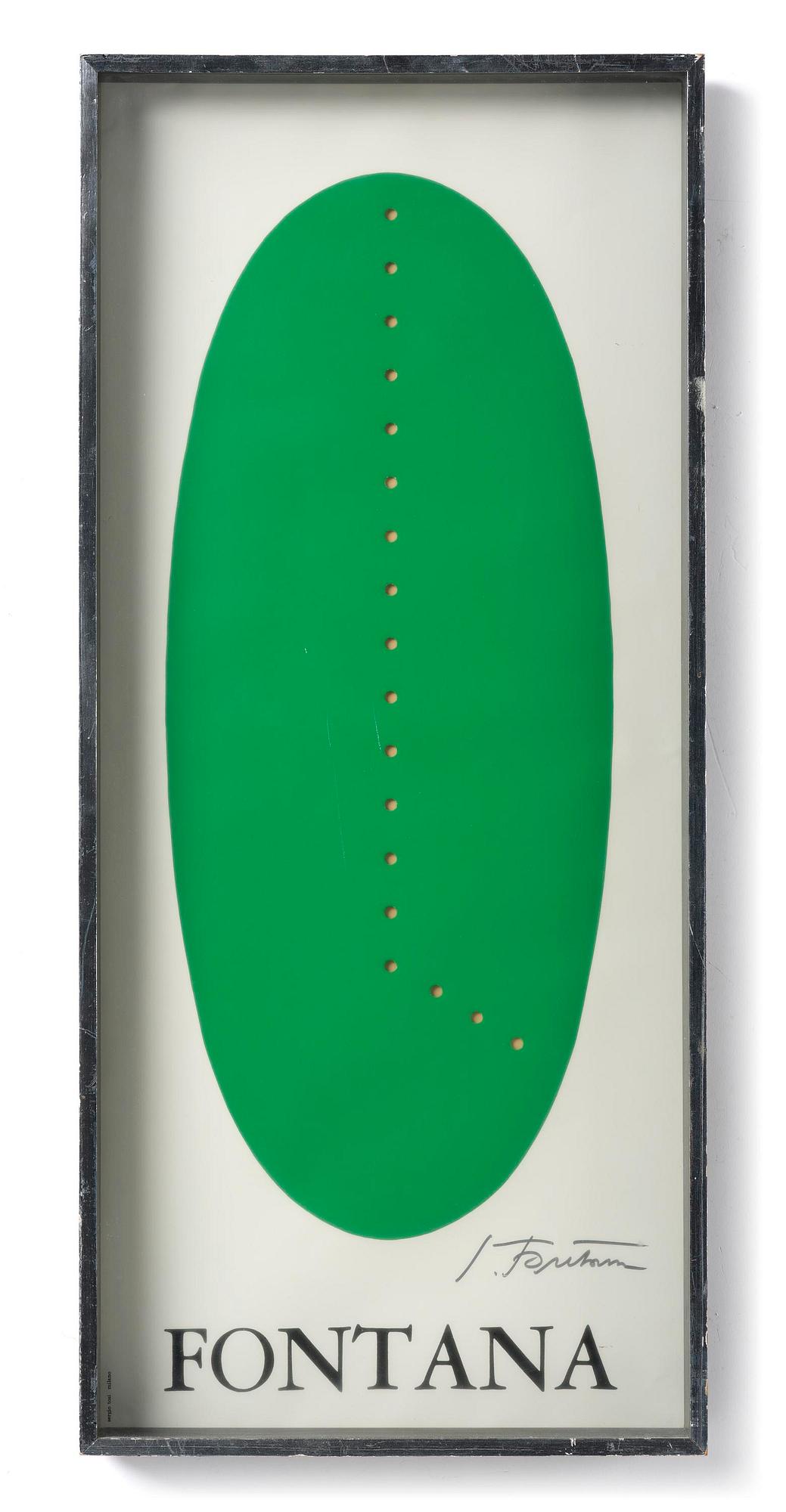 Lucio Fontana, "Concetto Spaziale".