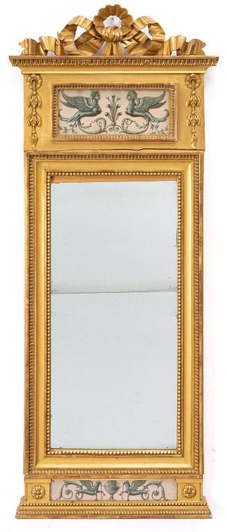 Late Gustavian mirror by Carl Gustaf Fyrwald (master in Stockholm 1776–1825).