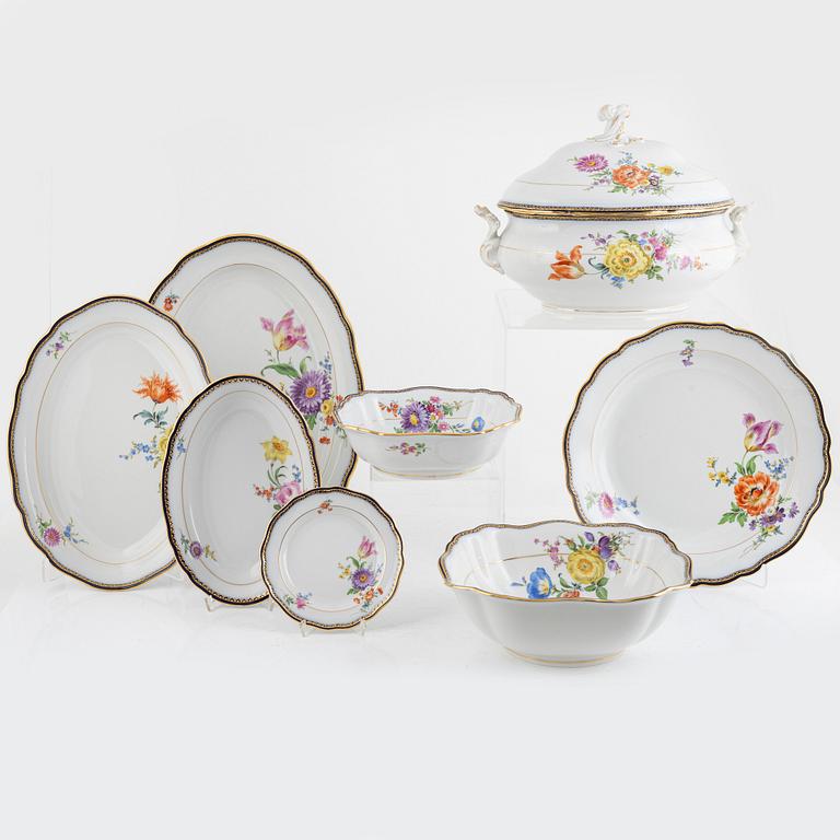 Servisdelar, 13 st, porslin, Meissen, Tyskland, 1934-1945.