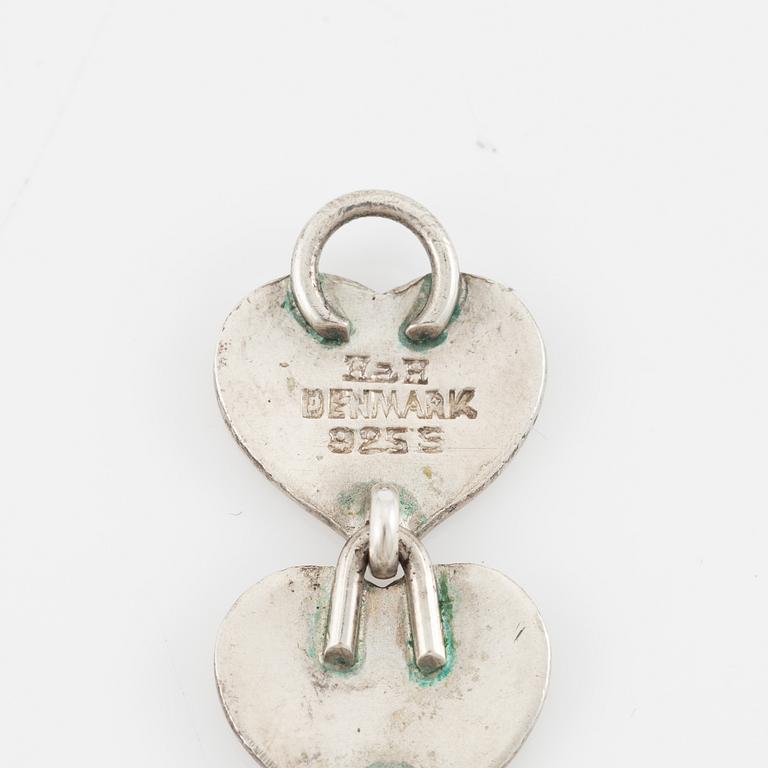 Hans Hansen, collier, silver, Danmark.