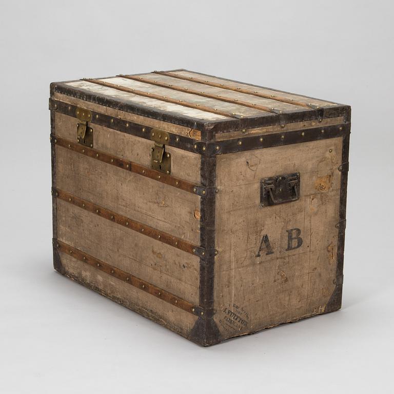 Louis Vuitton, a late 19th-century trunk.