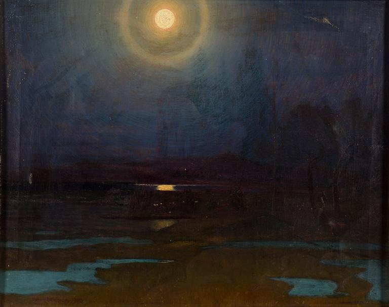 OSKAR BERGMAN, olja på duk, signerad och daterad 1903.