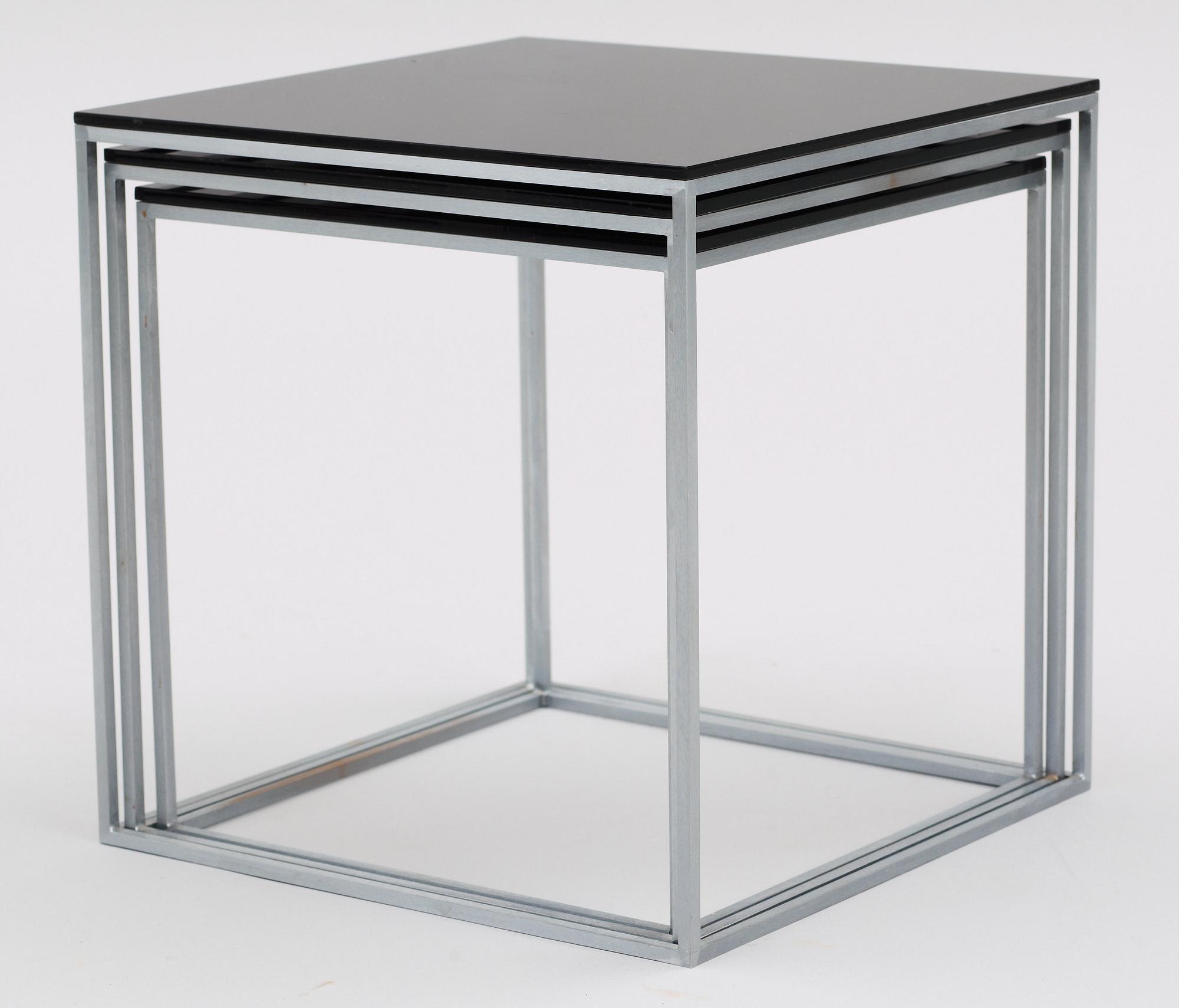 POUL KJAERHOLM, satsbord, "PK-71", 3 delar, Fritz Hansen, Danmark.