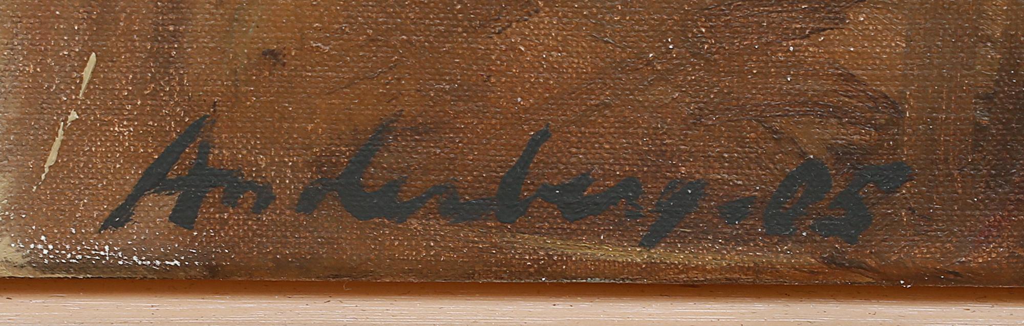 NIKLAS ANDERBERG, olja på duk, signerad och daterad à tergo 2005.