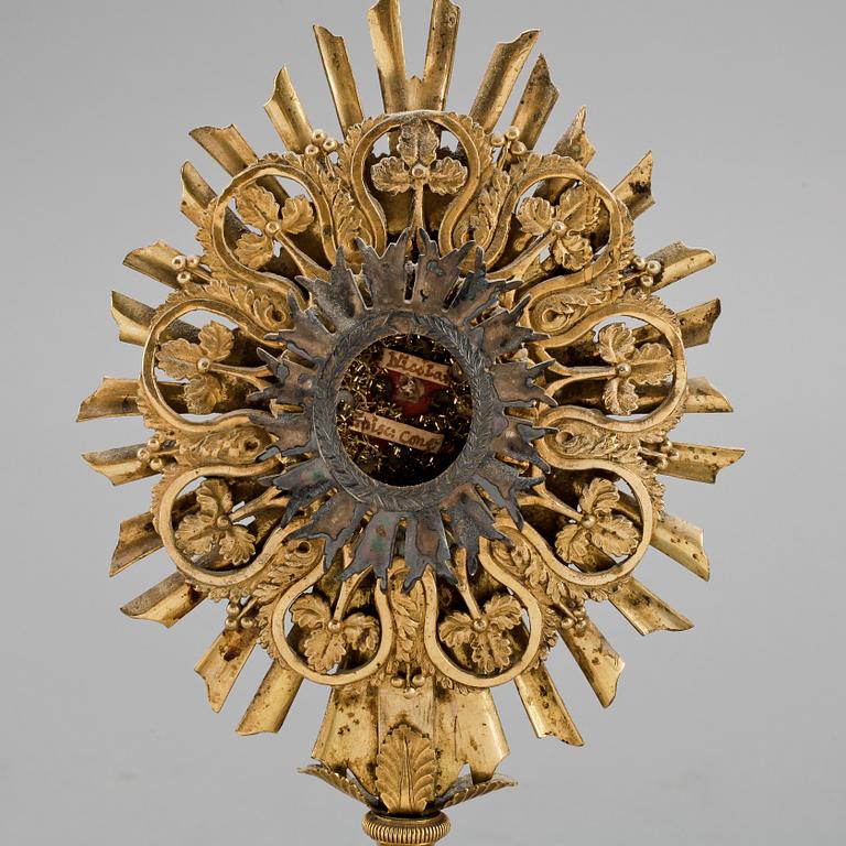 MONSTRANS förgylld mässing, empire, 1800-talets första hälft.