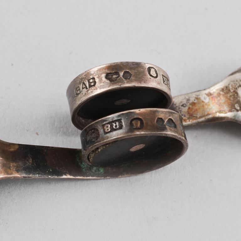 PARTI SILVER, 12 delar, GAB, Stockholm, 1930/40-tal.