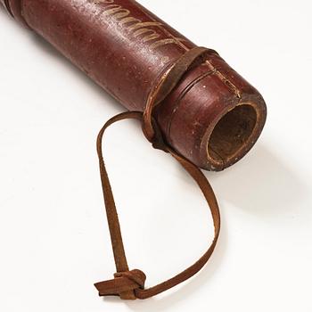 A Swedish stirrup pump , late 18th / early 19th century.