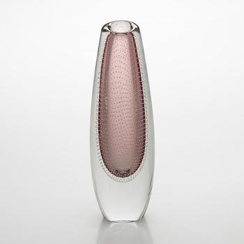 Gunnel Nyman, A glass vase, 'GN 26', signed G. Nyman Nuutajärvi Notsjö.